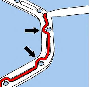 Прокладка, маслянный поддон. Прокладка, крышка картера (блок-картер двигателя)
