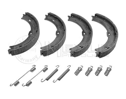 Колодки ручника MB Sprinter/VW Crafter 06- (180x25) (с пружинками)