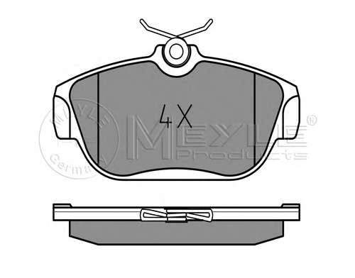 Колодки тормозные (передние) Volvo 740/940/940 II/960/960 II/S90/V90 2.0-2.9 84-98