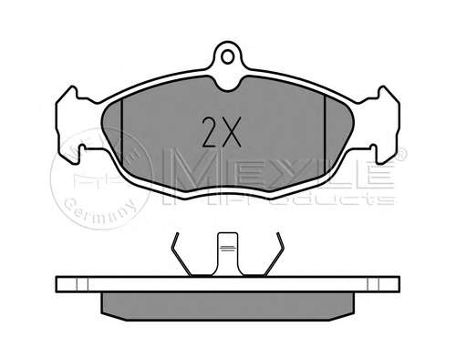 Колодки тормозные (передние) Opel Combo 94-01/Daewoo Lanos 97-