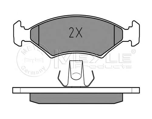 Колодки тормозные (передние) Ford Escort/Fiesta/Sierra 80-02
