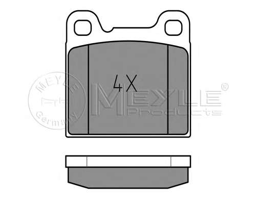 Комплект тормозных колодок, дисковый тормоз