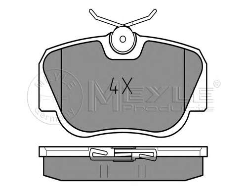 Колодки тормозные (передние) MB 190 (W201) -93