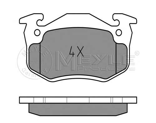 Комплект тормозных колодок, дисковый тормоз