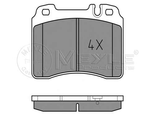 Колодки тормозные (передние) MB 190 (W201)/C (W202)/E (A124)/(C124) 88-03