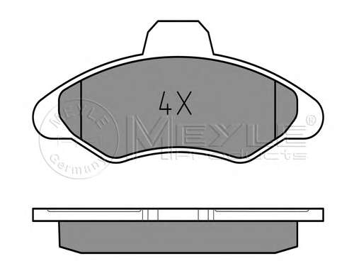 Комплект тормозных колодок, дисковый тормоз