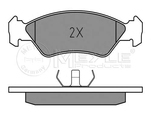 Комплект тормозных колодок, дисковый тормоз