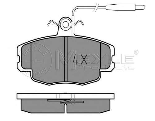Комплект тормозных колодок, дисковый тормоз