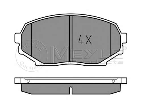 Комплект тормозных колодок, дисковый тормоз