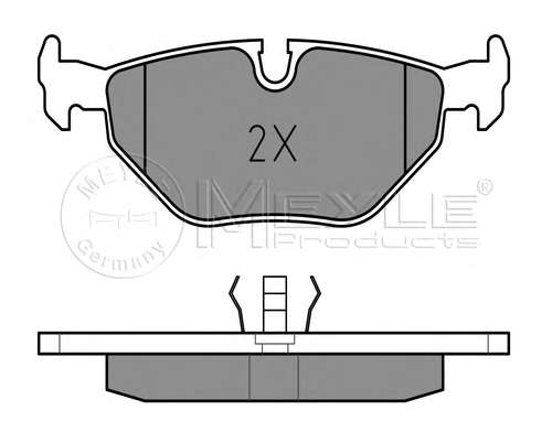 Колодки тормозные (задние) BMW 3 (E36/E46) 98- (Ate)