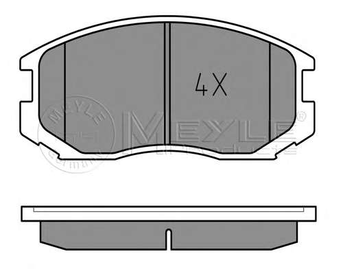 Комплект тормозных колодок, дисковый тормоз