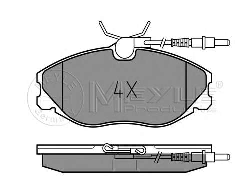 Комплект тормозных колодок, дисковый тормоз
