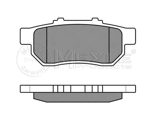 Комплект тормозных колодок, дисковый тормоз