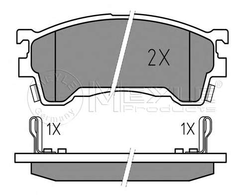 Колодки тормозные (передние) Mazda 3/6 1.8-2.0 91-02 (131.6x51.5)
