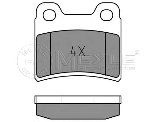 Комплект тормозных колодок, дисковый тормоз