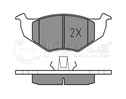 Колодки тормозные (передние) Seat Cordoba/Ibiza/Toledo 93-02/VW Golf III/Polo 91-02