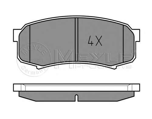 Колодки тормозные (задние) Toyota Land Cruiser 02-