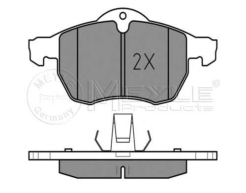 Колодки тормозные (передние) Opel Astra G 98-09 (Ate)
