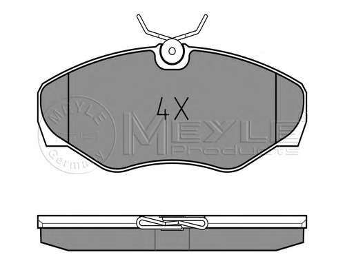 Колодки тормозные (передние) Renault Trafic/Opel Vivaro 01- (Platinum)