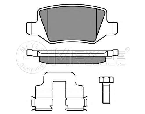 Комплект тормозных колодок, дисковый тормоз