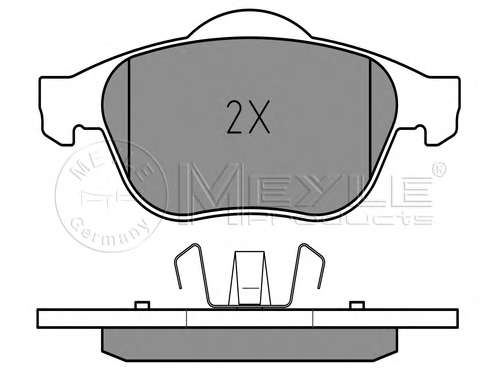 Колодки тормозные (передние) Renault Laguna II 01-