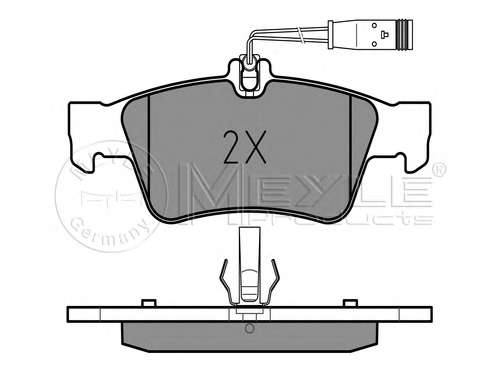 Колодки тормозные (задние) MB E-class (W211/W212) 99-