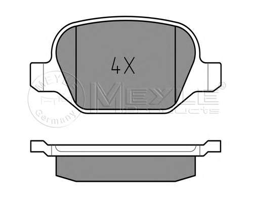 Комплект тормозных колодок, дисковый тормоз