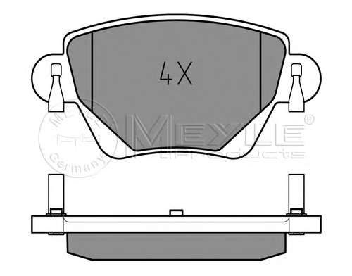 Комплект тормозных колодок, дисковый тормоз