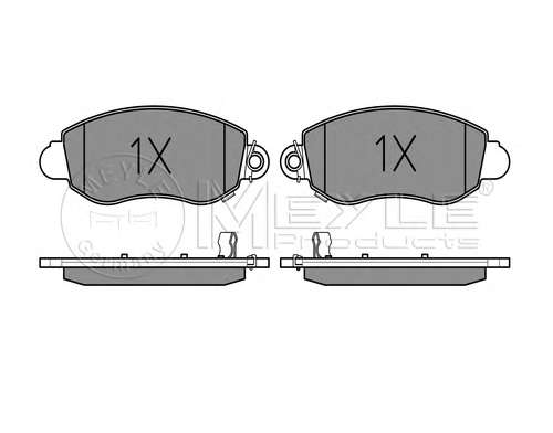 Колодки тормозные (передние) Ford Transit 00- (RWD)