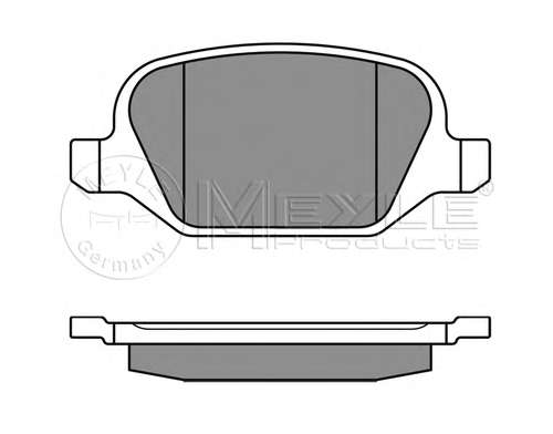 Комплект тормозных колодок, дисковый тормоз