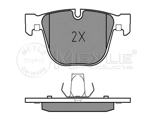 Комплект тормозных колодок, дисковый тормоз