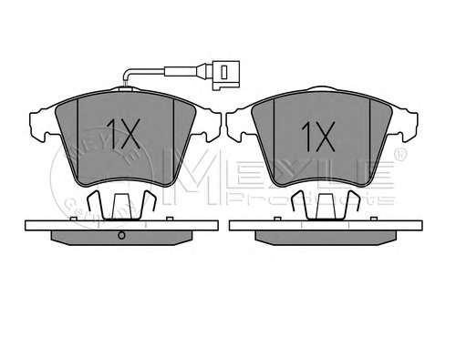 Колодки тормозные (передние) VW T5 03- (18mm/17.6mm)