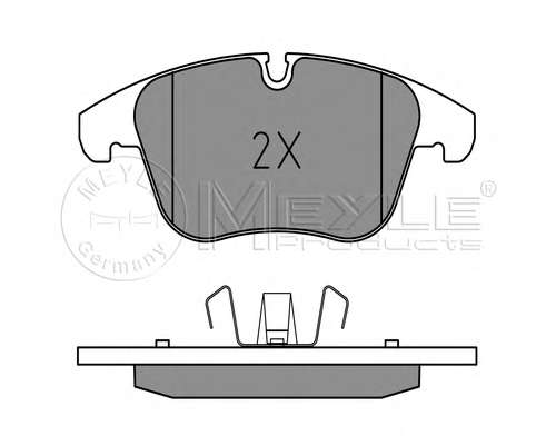Комплект тормозных колодок, дисковый тормоз