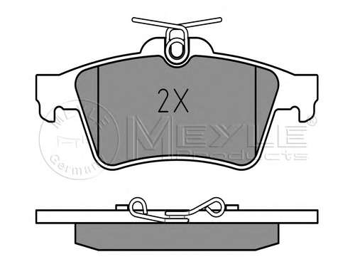 Колодки тормозные (задние) Ford Connect 02- 