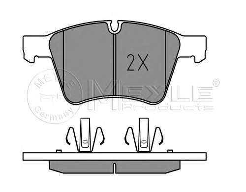 Колодки тормозные (передние) MB GL-class (X164)/M-class (W164)/R-class (W251/V251) 06-14 (Ate)