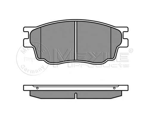 Колодки тормозные (передние) Mazda 6 02-07 (131.2x56)