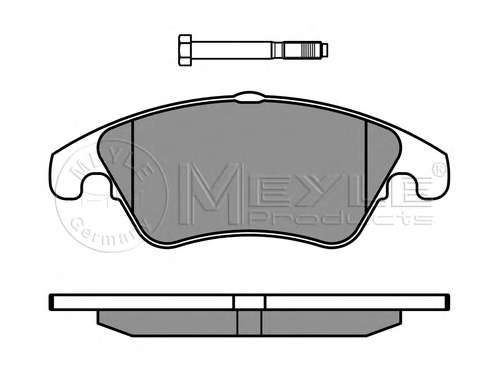 Колодки тормозные (передние) MB C-class (W204/C204)/E-class (C207/A207) 07- (Lucas)