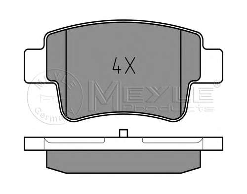 Комплект тормозных колодок, дисковый тормоз