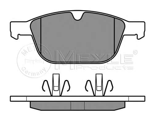 Колодки тормозные (передние) Volvo XC60/XC90 02-