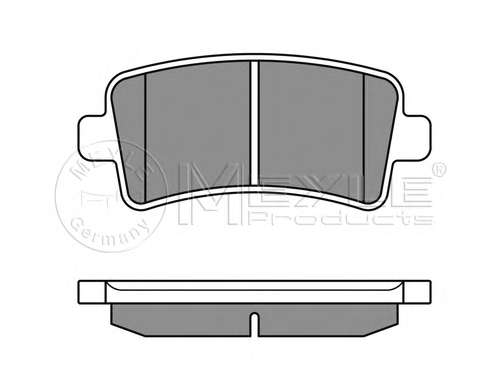 Колодки тормозные (задние) Opel Insignia 08-
