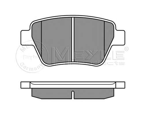 Колодки тормозные (задние) Audi A1/A3/Skoda Octavia/SuperB/VW Caddy III/Golf/Touran 03-