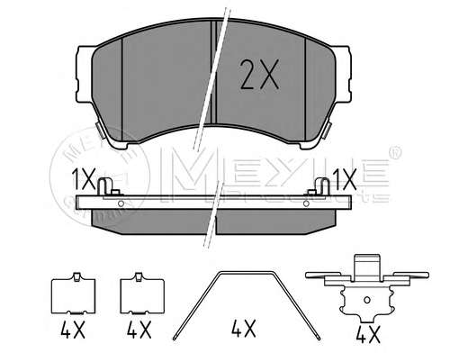 Колодки тормозные (передние) Mazda 6 07-13