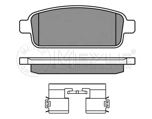 Колодки тормозные (задние) Chevrolet Cruze/Opel Astra J 09- (R16)