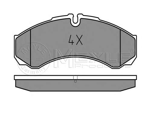Колодки тормозные (передние/задние) Iveco Daily II 96-