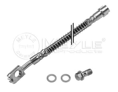 Шланг тормозной (задний) VW Touareg 2.5-5.0TDI 02- (L=430mm)