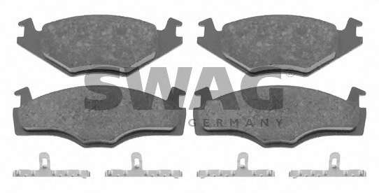 Комплект тормозных колодок, дисковый тормоз