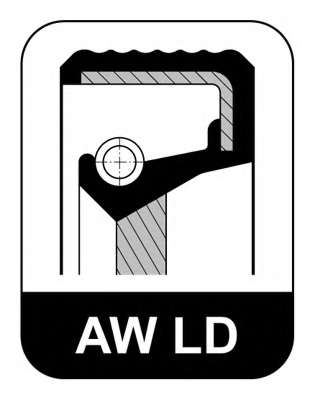 Сальник коленвала зад. VW DG/DF 75x95x10