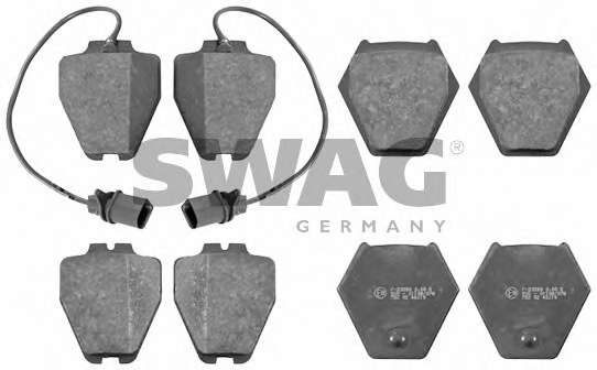 Комплект тормозных колодок, дисковый тормоз