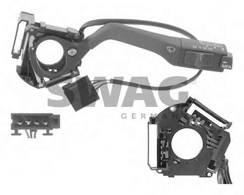 Переключатель стеклоочистителя. Выключатель на колонке рулевого управления