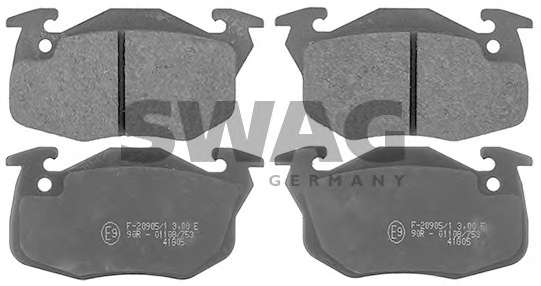 Комплект тормозных колодок, дисковый тормоз